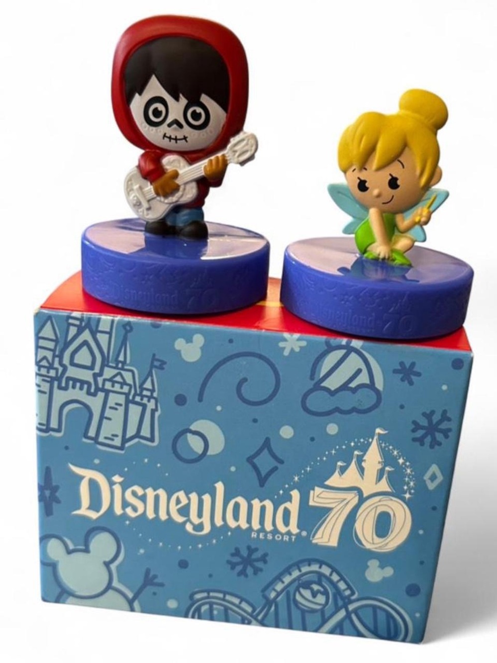 Disneyland 70th Anniversary Happy Meal Toys - Miguel & Tinker Bell (Box #15)